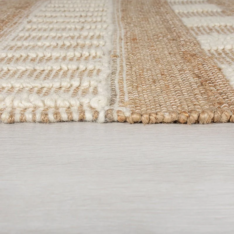 Jute Läufer - Jubio Medina Natur Creme