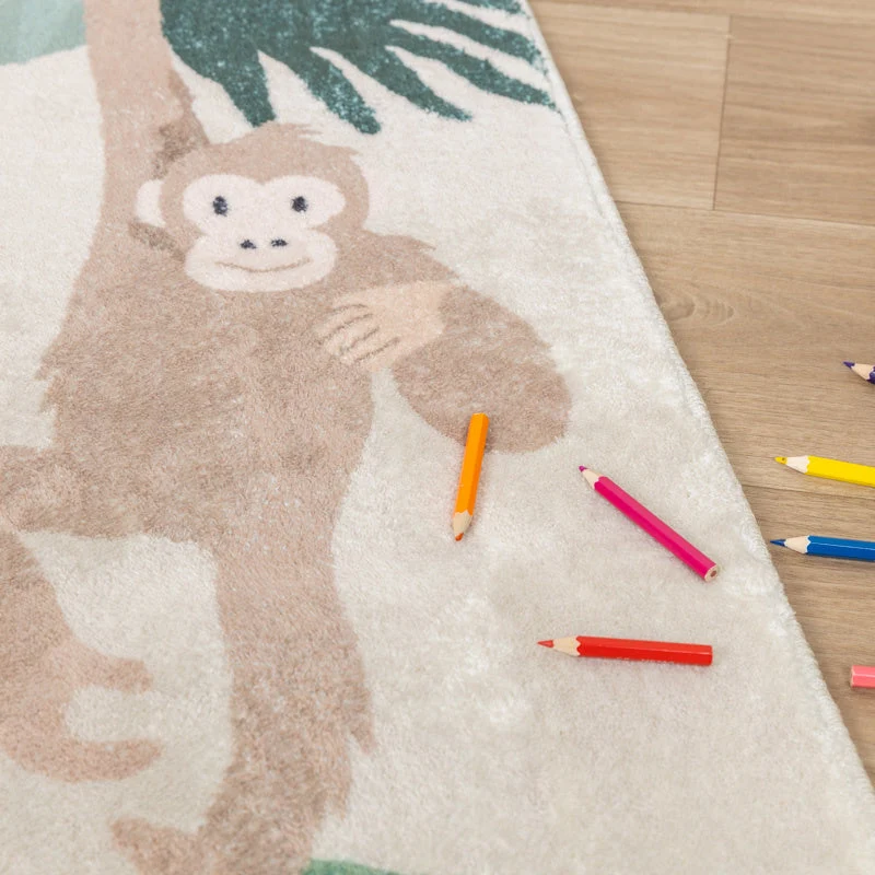 Kinderteppich - Jungle Leopard Bunt