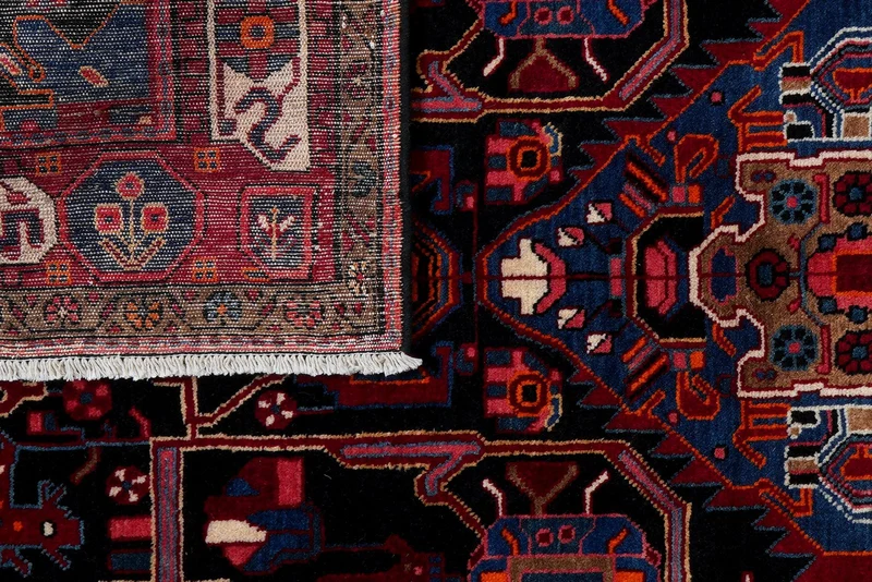 Nahavand · Handgeknüpft – Schwarz, 252x145 cm