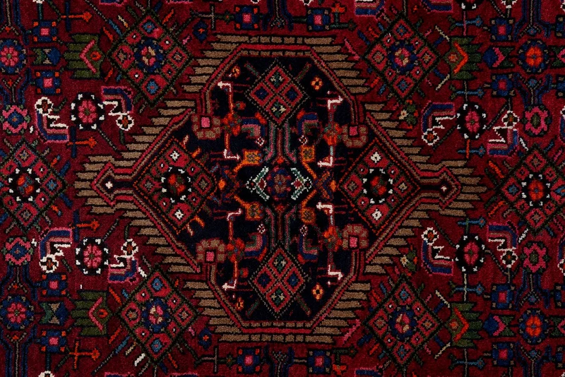 Assadabad · Handgeknüpft – Rot, 240x139 cm