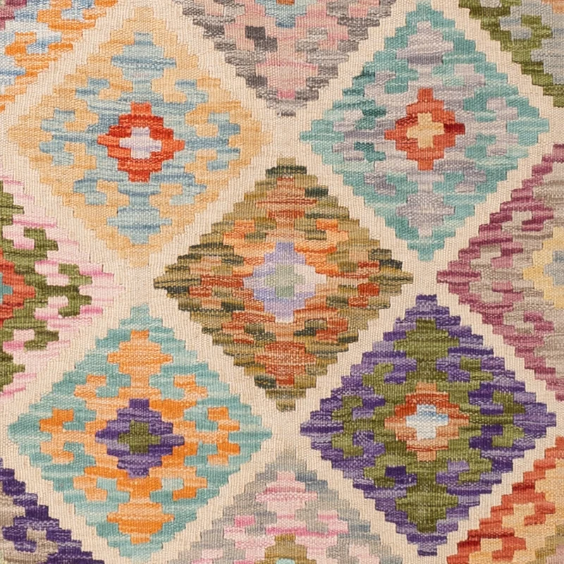 Kelim Maimene Teppich 150x197cm - bunt