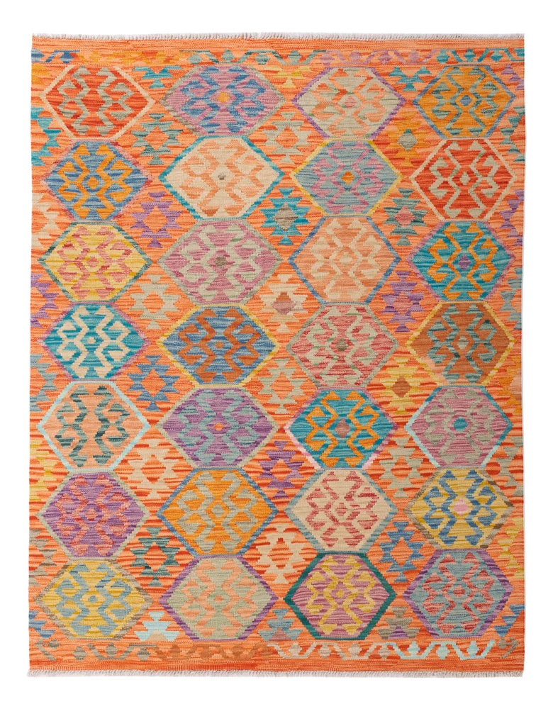 Kelim Maimene Teppich 149x195cm - bunt