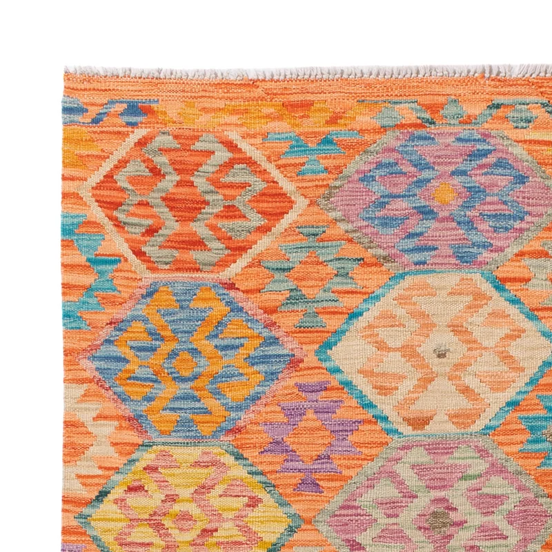 Kelim Maimene Teppich 149x195cm - bunt