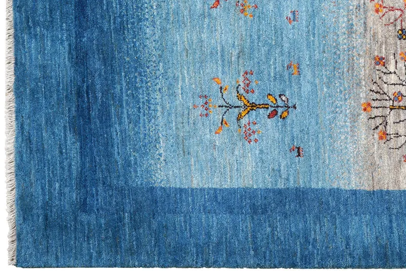 Rizbaf · Handgeknüpft – Blau, 207x156 cm