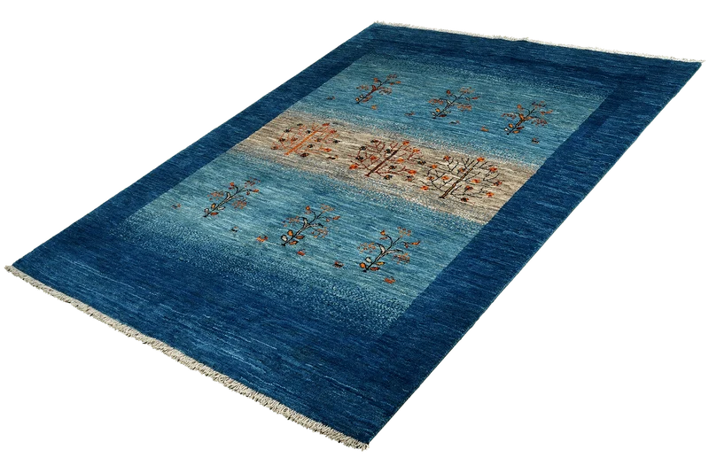 Rizbaf · Handgeknüpft – Blau, 207x156 cm