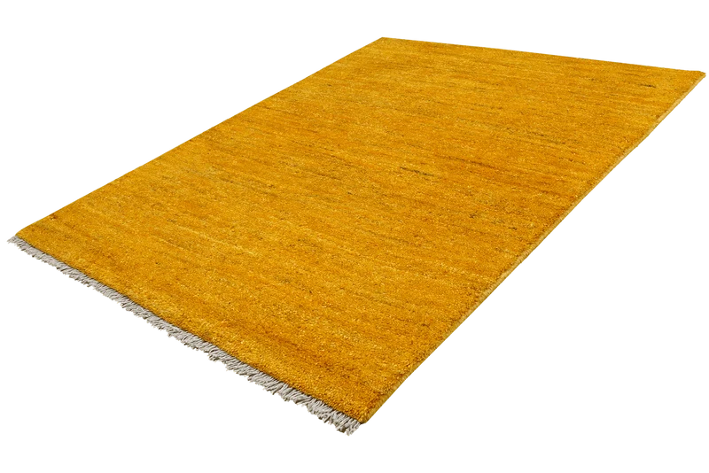Gabbeh · Handgeknüpft – Gelb, 119x81 cm