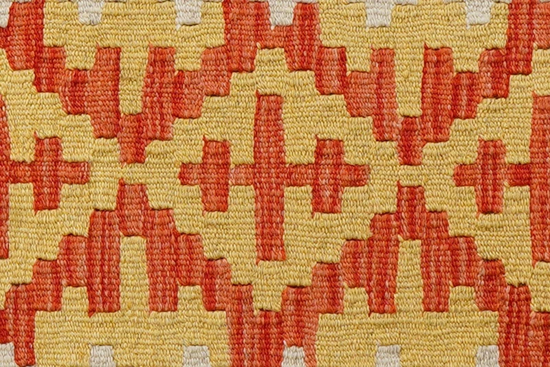 Kelim Gashgai · Handgewebt – Rot, 67x43 cm