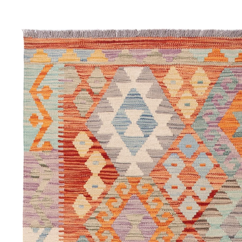 Kelim Maimene Teppich 147x194cm - bunt