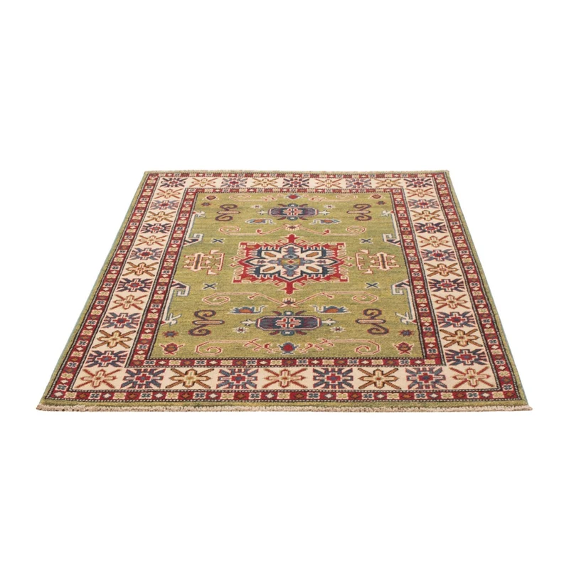 Kazak Teppich 101x150cm - Orientteppich - grün