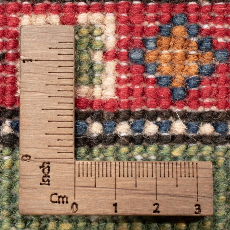 Kazak Teppich 101x150cm - Orientteppich - grün