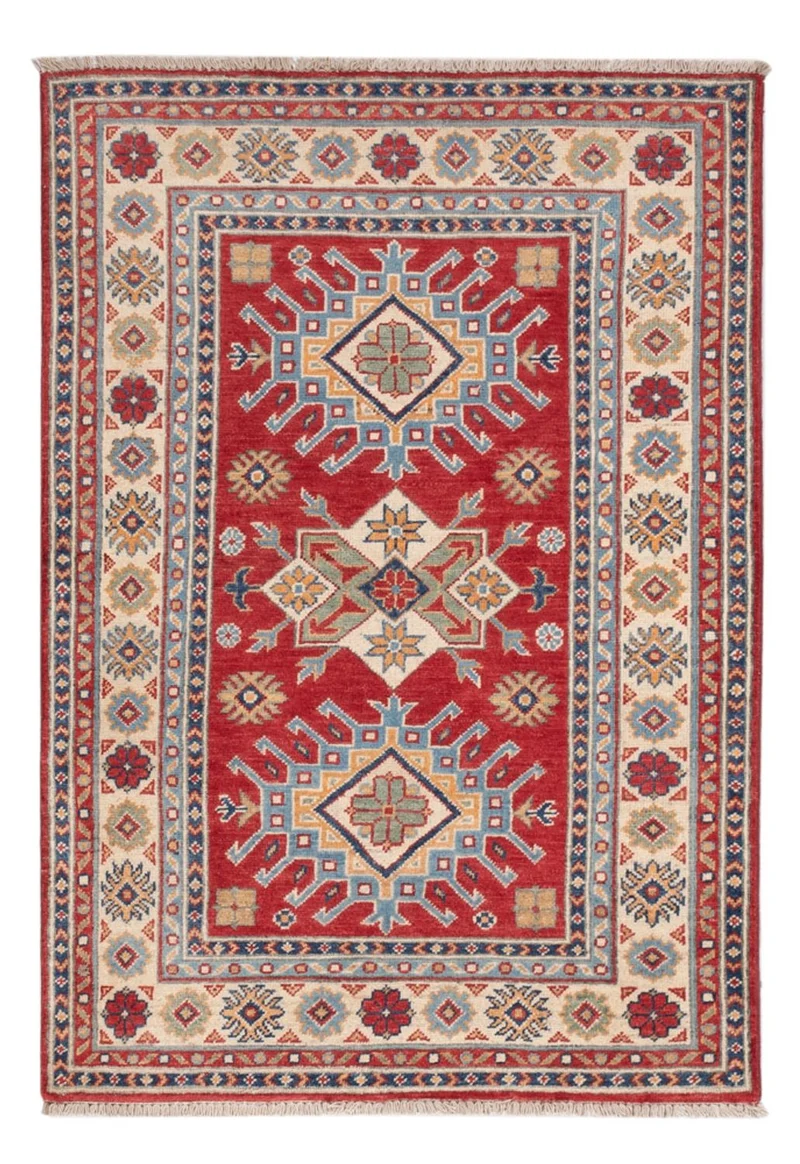 Kazak Teppich 100x145cm - Orientteppich - rot