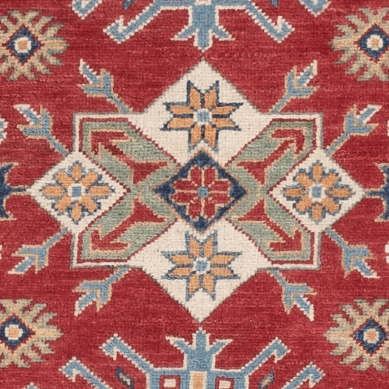 Kazak Teppich 100x145cm - Orientteppich - rot
