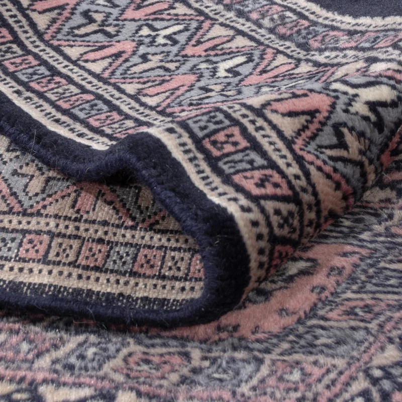 Pakistan Teppich 77x270cm - Orientteppich - dunkelblau