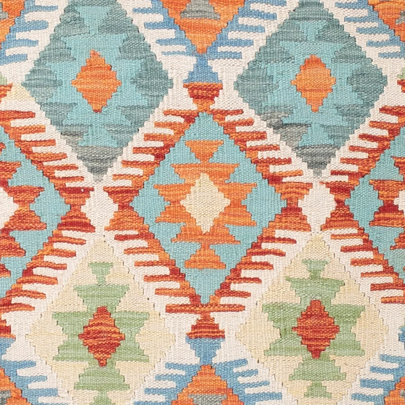 Kelim Maimene Teppich 111x145cm - bunt