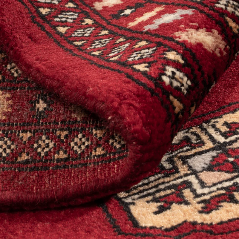 Pakistan Teppich 63x92cm - Orientteppich - rot