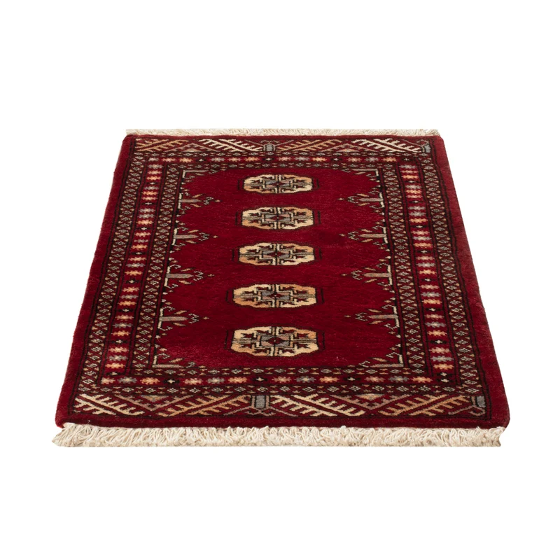 Pakistan Teppich 63x92cm - Orientteppich - rot