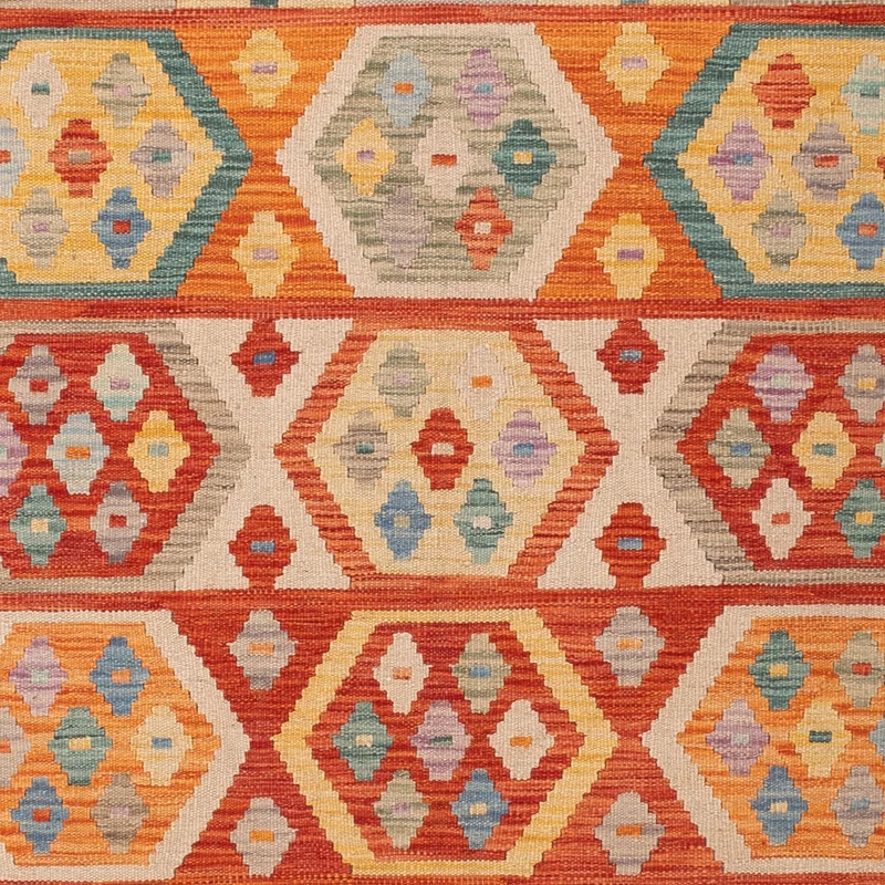Kelim Maimene Teppich 170x240cm - bunt