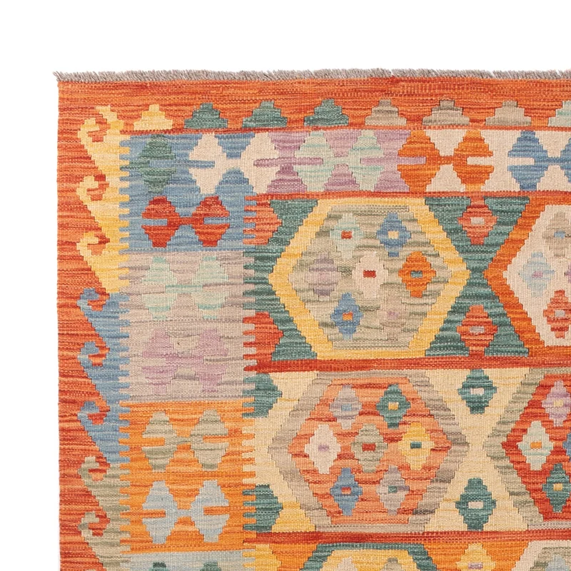 Kelim Maimene Teppich 170x240cm - bunt