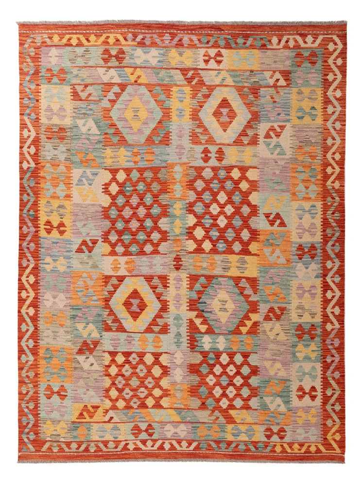 Kelim Maimene Teppich 173x236cm - bunt
