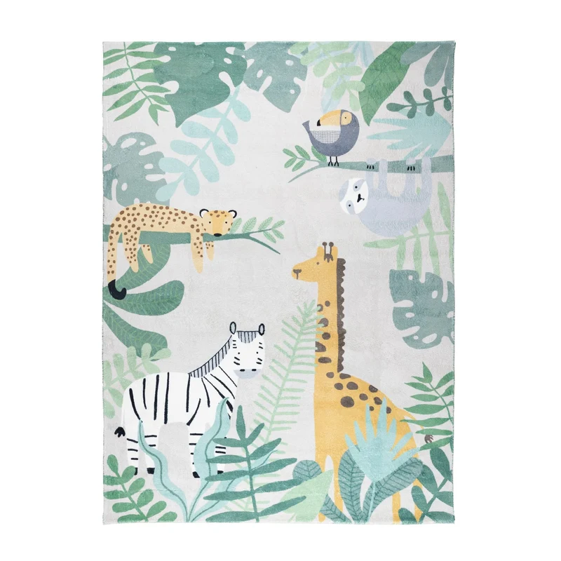 Kinderteppich - Jungle Giraffe Beige