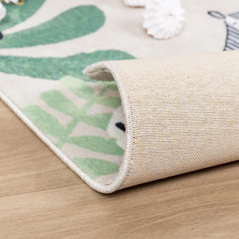 Kinderteppich - Jungle Giraffe Beige