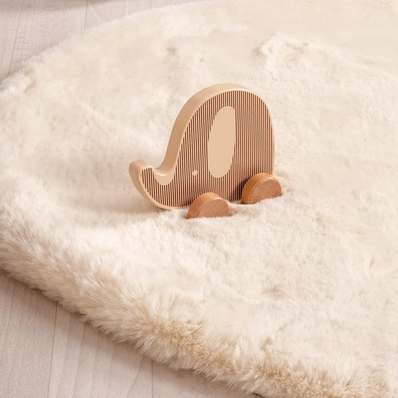Kinderteppich - Huggy Wal Creme