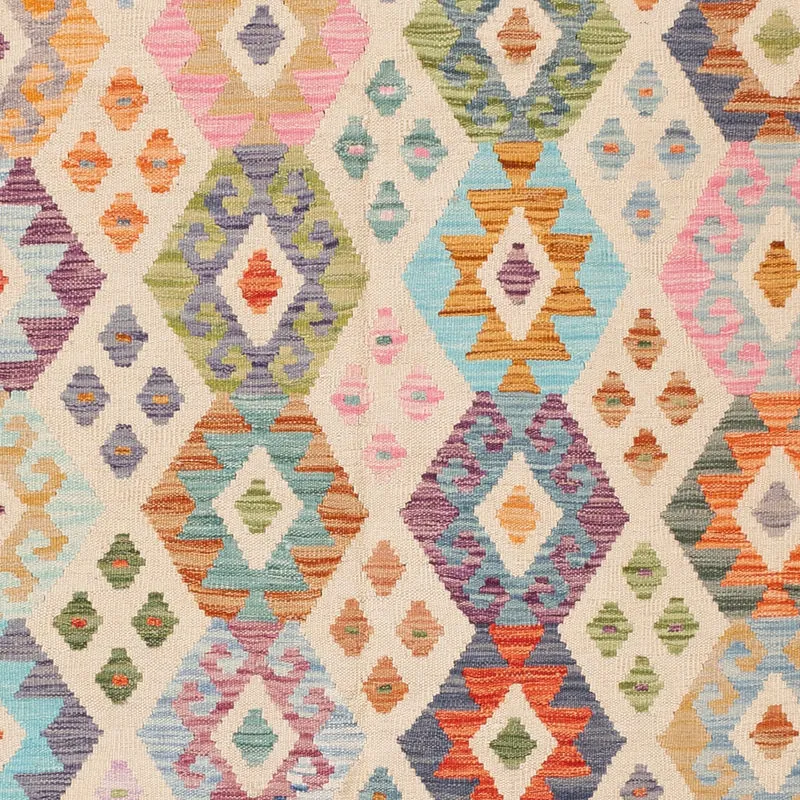 Kelim Maimene Teppich 180x241cm - bunt