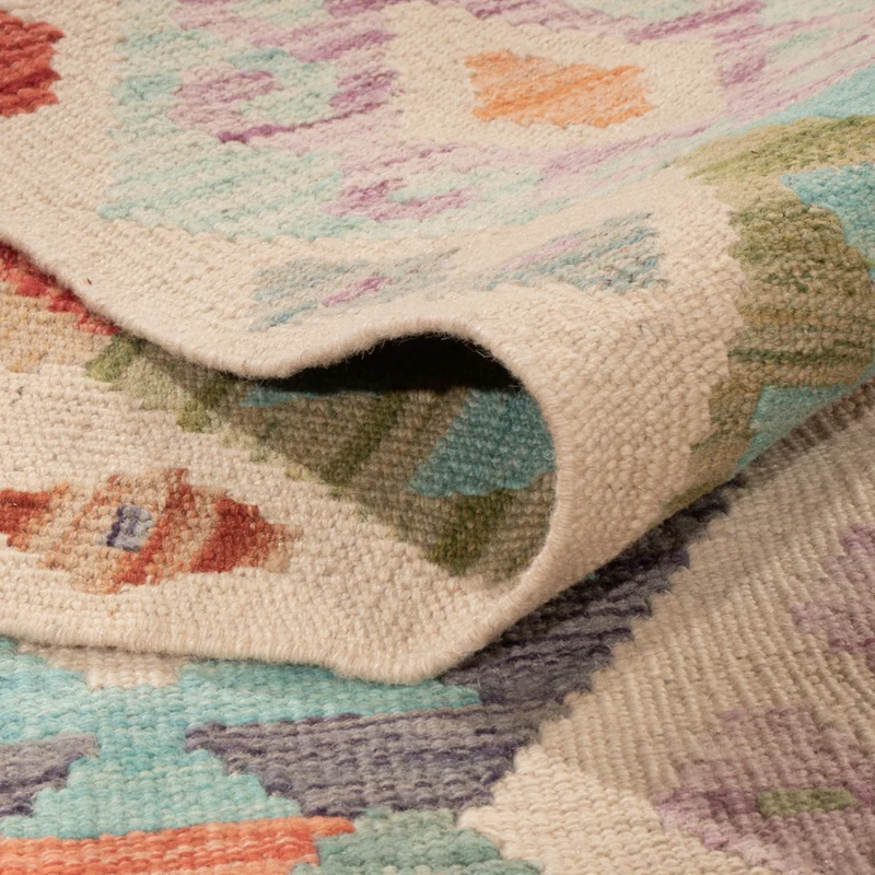 Kelim Maimene Teppich 180x241cm - bunt