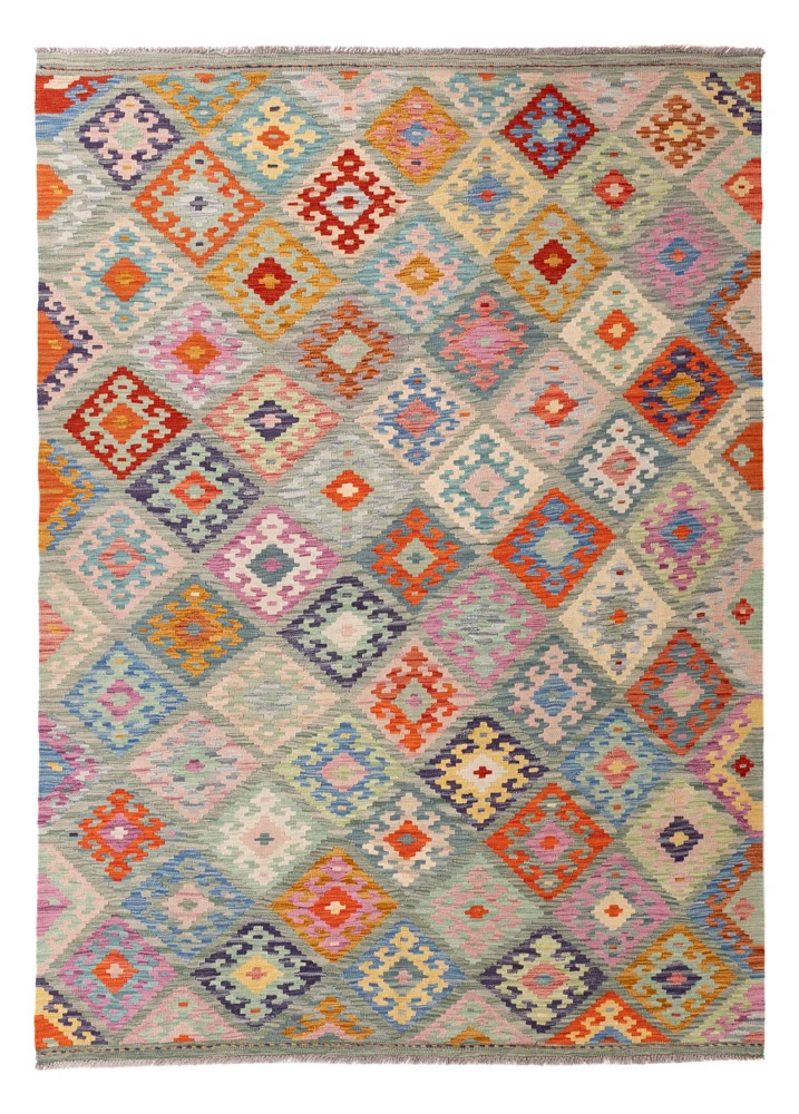 Kelim Maimene Teppich 175x250cm - bunt