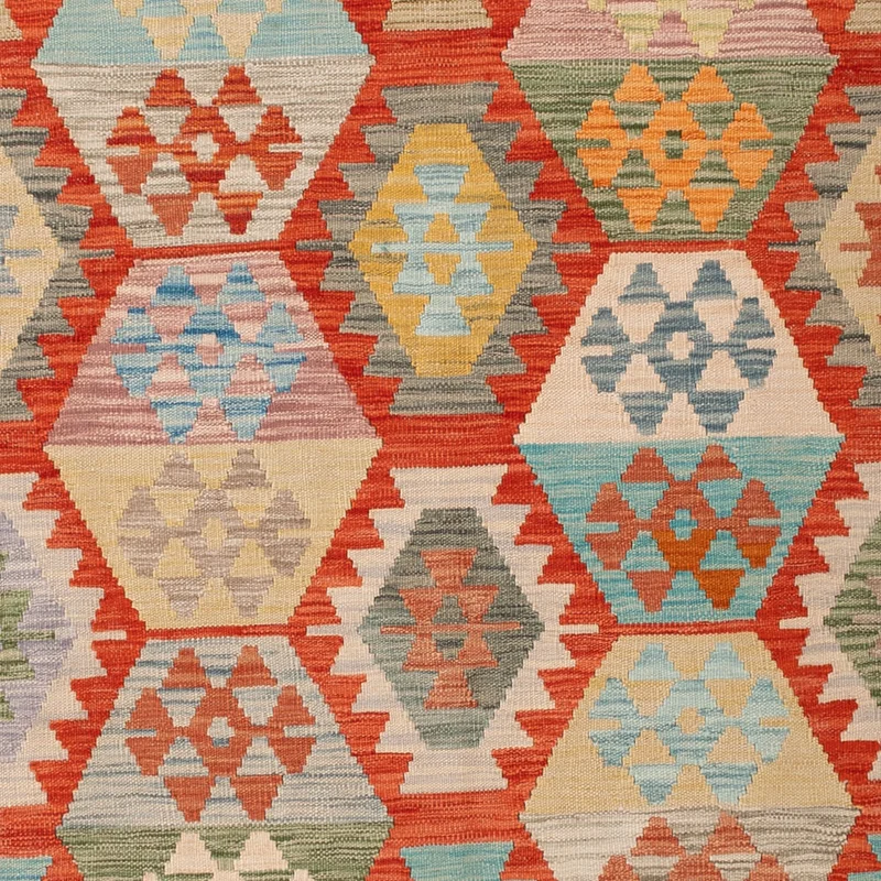 Kelim Maimene Teppich 183x238cm - bunt