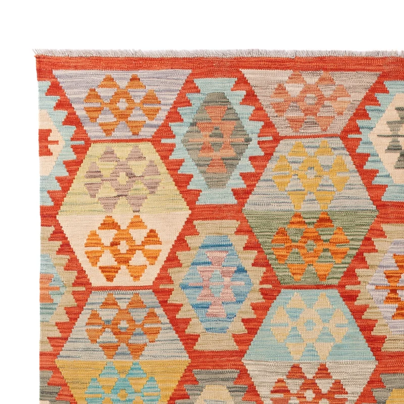 Kelim Maimene Teppich 183x238cm - bunt
