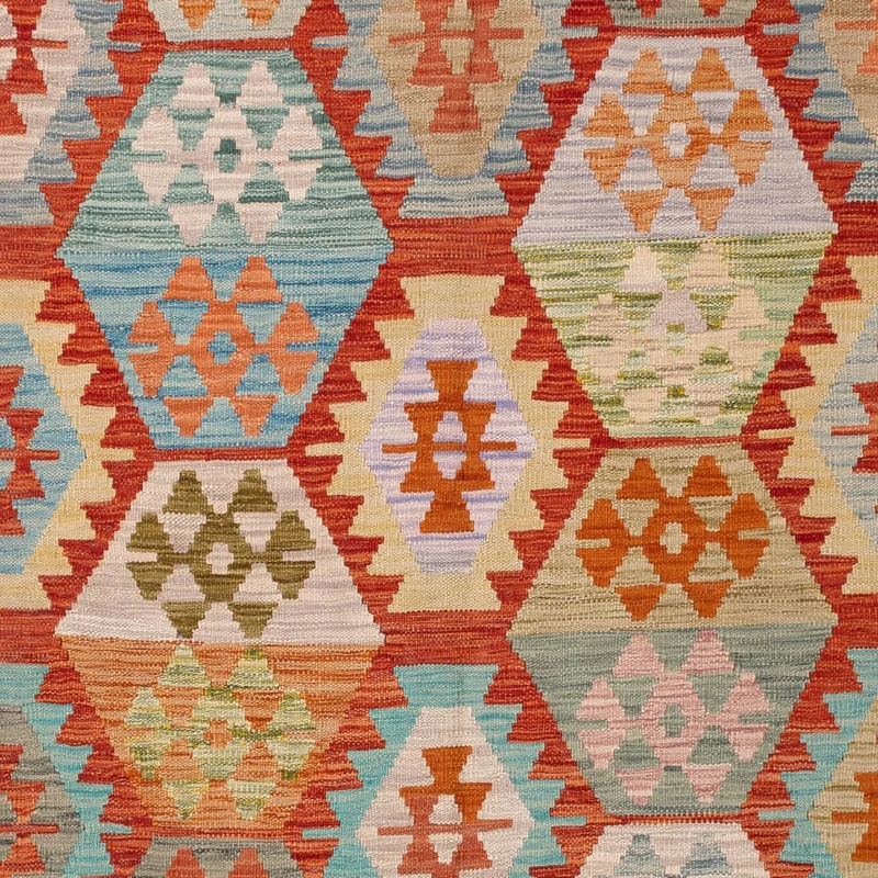 Kelim Maimene Teppich 180x242cm - bunt