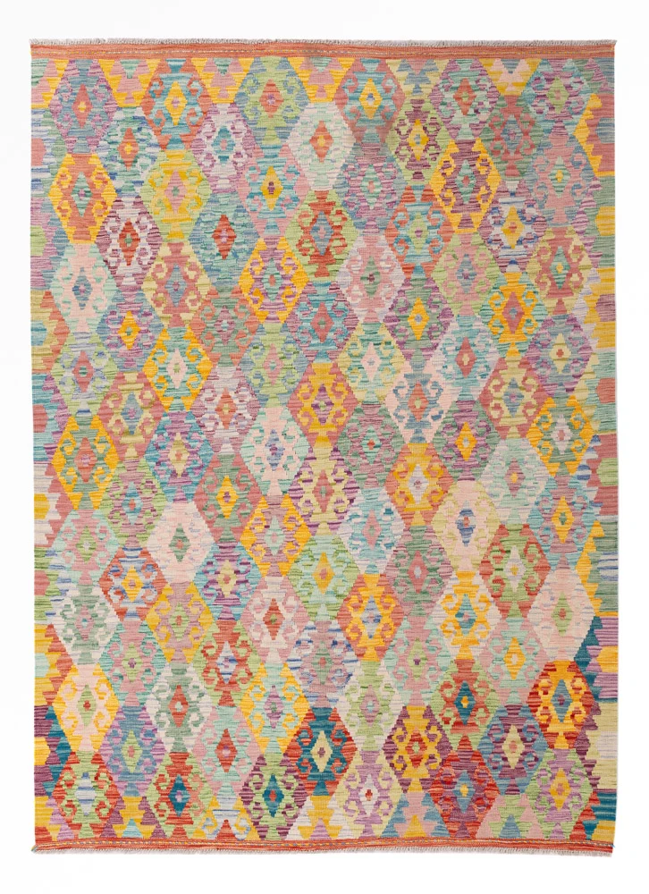 Kelim Maimene Teppich 177x245cm - bunt