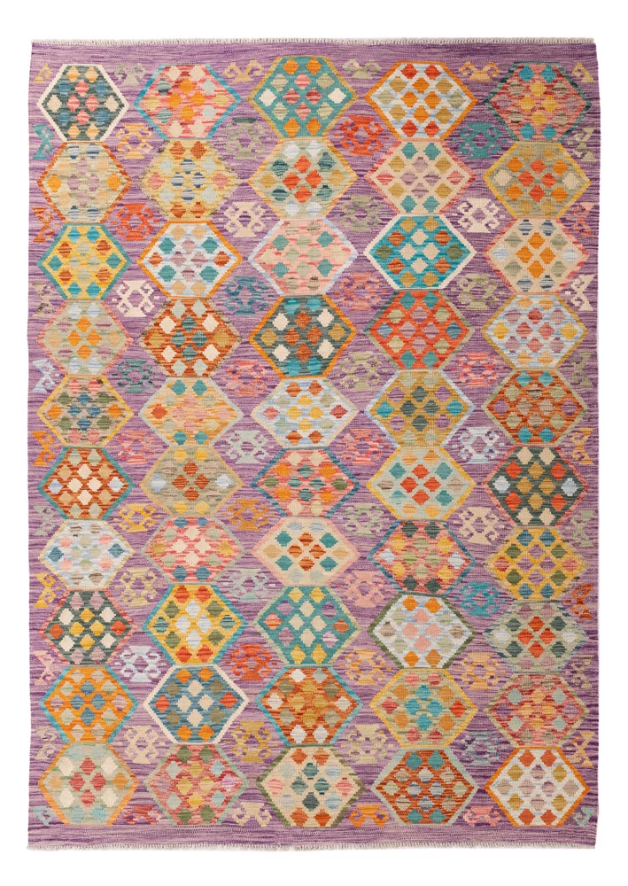 Kelim Maimene Teppich 176x250cm - bunt