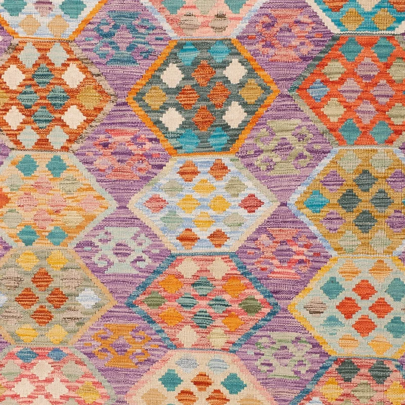 Kelim Maimene Teppich 176x250cm - bunt
