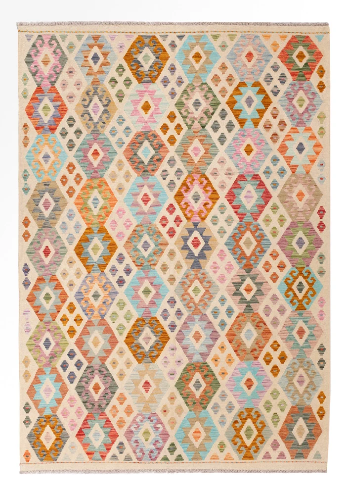 Kelim Maimene Teppich 179x249cm - bunt