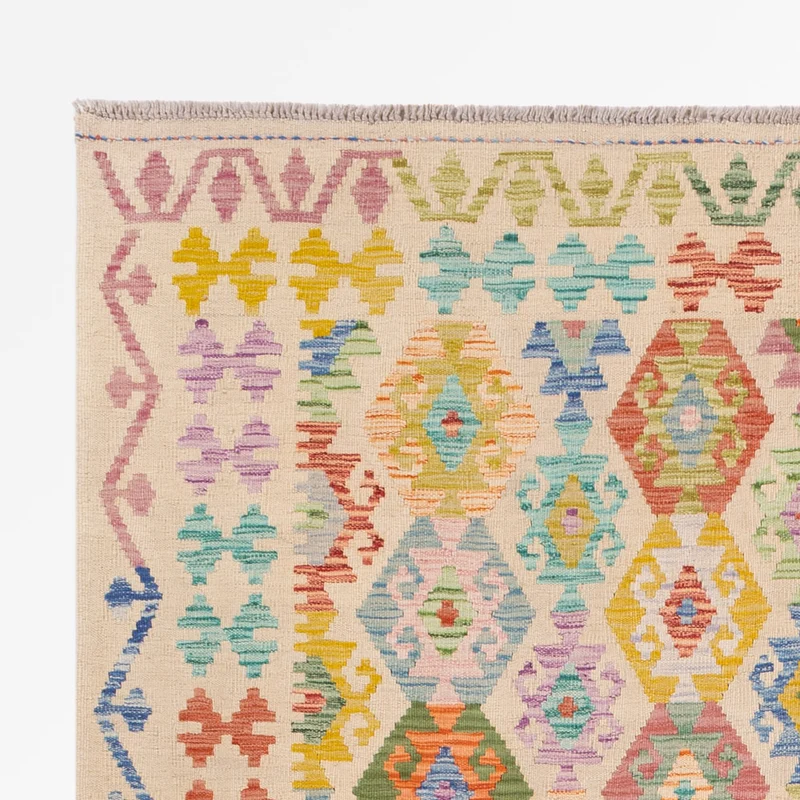 Kelim Maimene Teppich 179x246cm - bunt