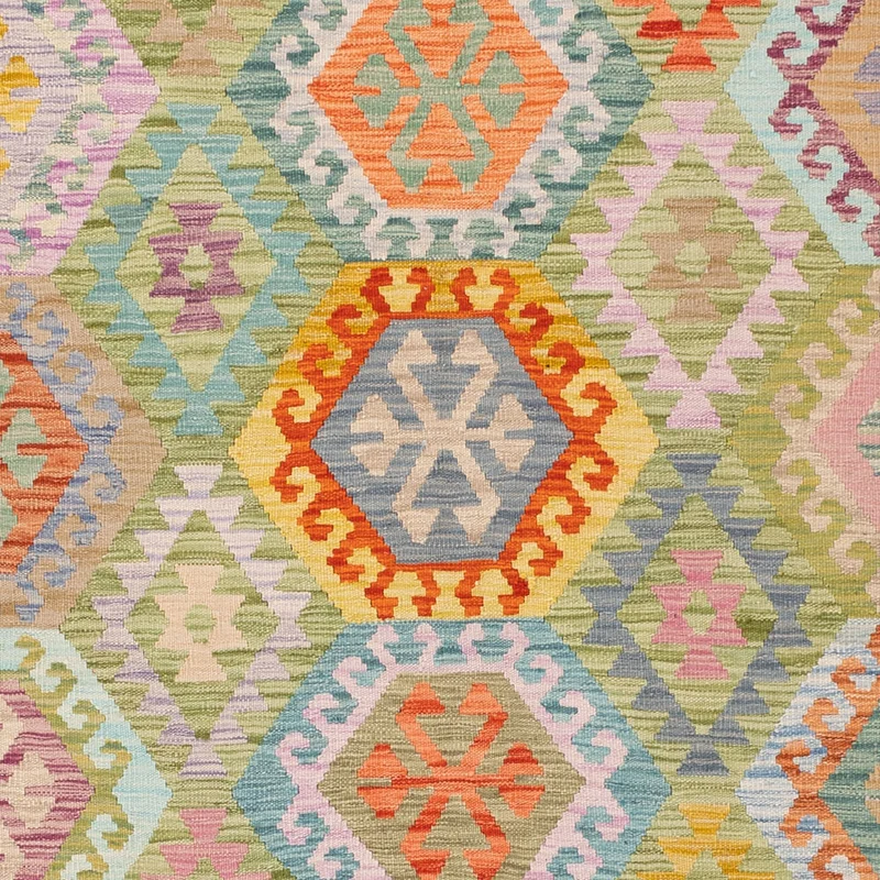 Kelim Maimene Teppich 178x252cm - bunt