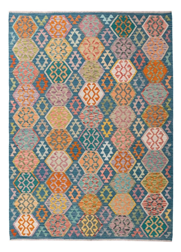 Kelim Maimene Teppich 180x245cm - bunt
