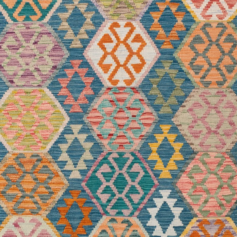 Kelim Maimene Teppich 180x245cm - bunt