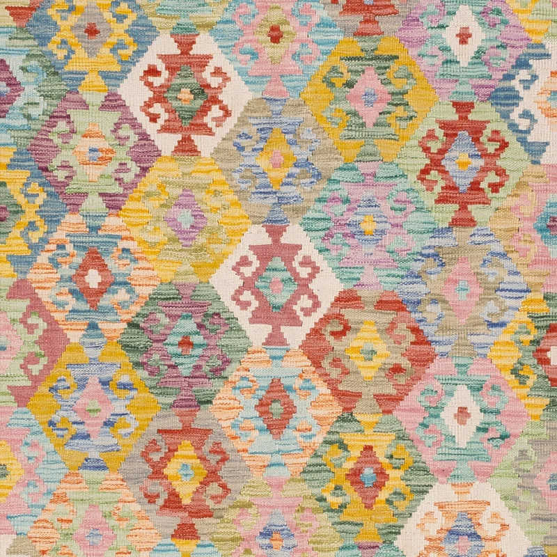 Kelim Maimene Teppich 180x246cm - bunt
