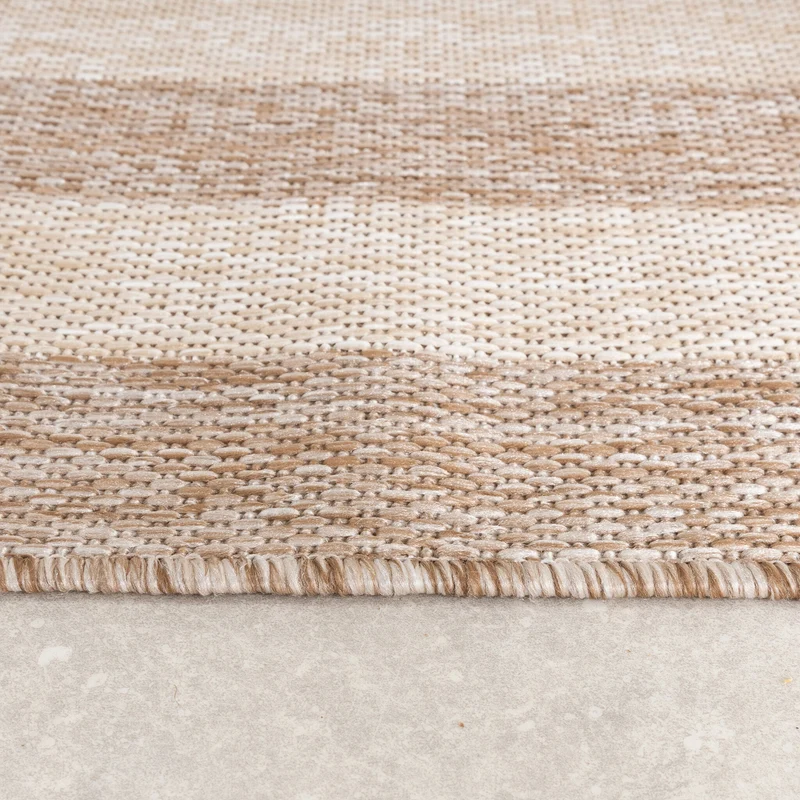 In- & Outdoor Teppich - Sierra Frame Beige Creme