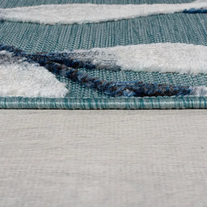 Outdoor Teppich - Plazo Willow Blau
