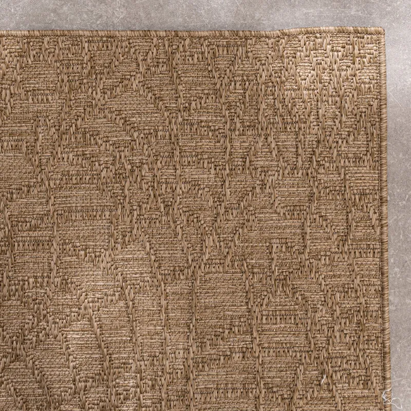 In- & Outdoor Teppich - Dunes Mandala Braun