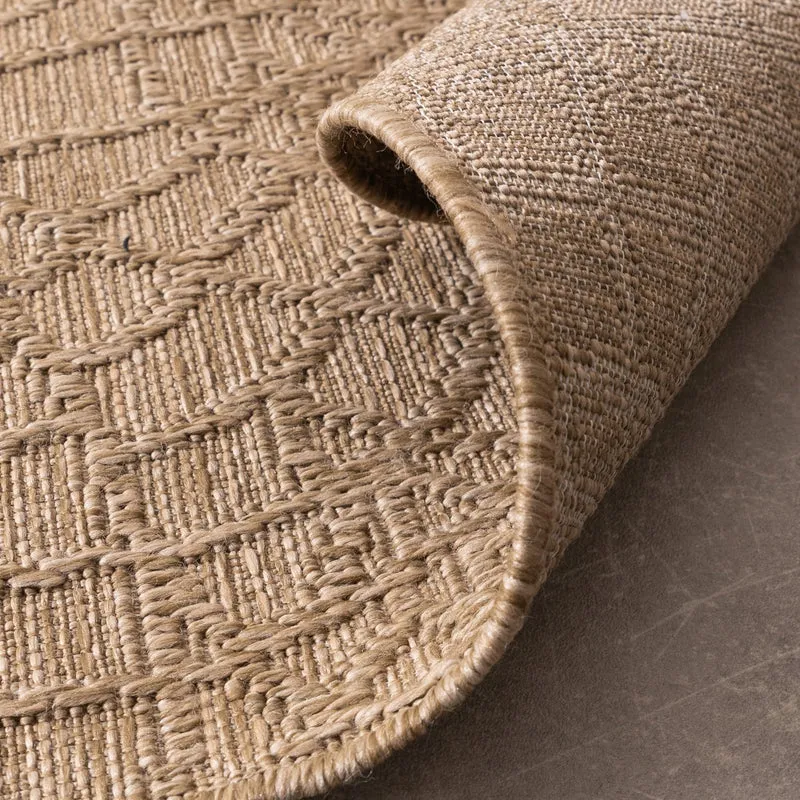In- & Outdoor Teppich - Dunes Mandala Braun
