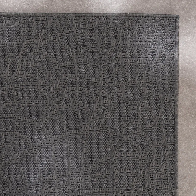 In- & Outdoor Teppich - Dunes Mandala Grau