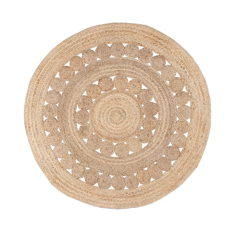 Jute Teppich Rund - Fair Sun Natur