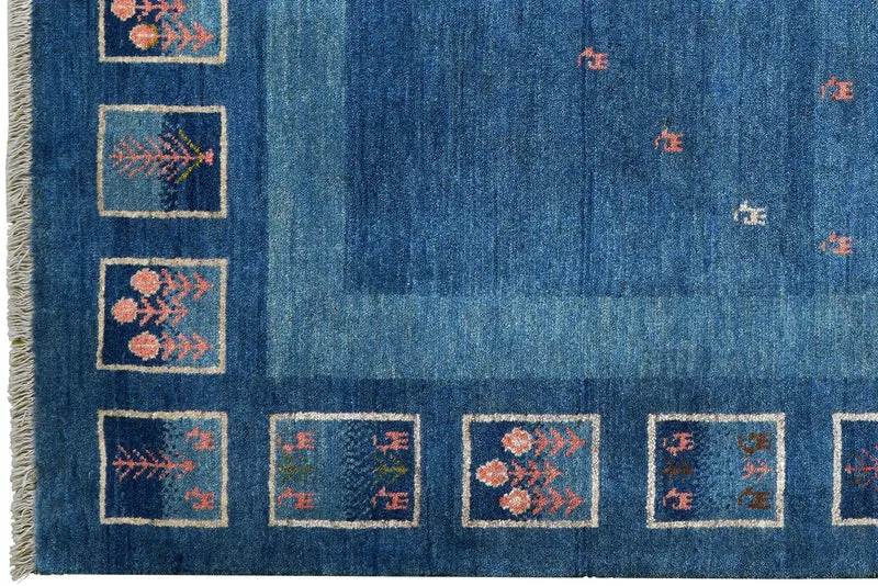 Rizbaf · Handgeknüpft – Blau, 213x157 cm