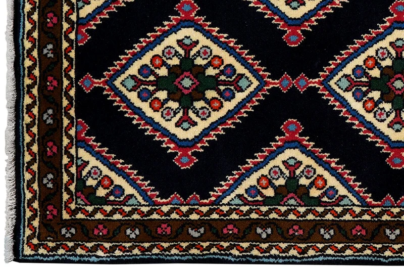 Hamadan · Handgeknüpft – Blau, 192x73 cm