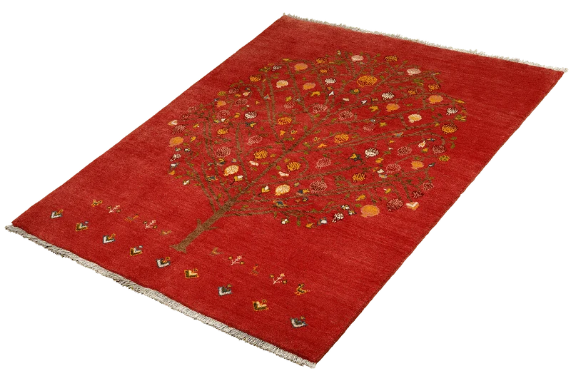 Rizbaf · Handgeknüpft – Rot, 200x147 cm